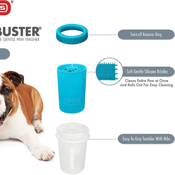 NWOT Dexas MudBuster Medium Portable Dog Paw Washer/ Paw Cleaner - Picture 7 of 8